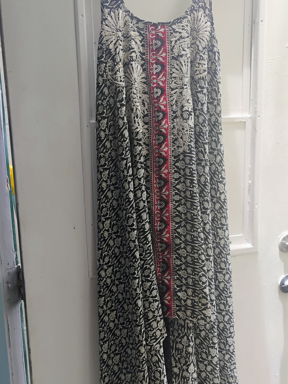 Love Kyla By Anthropologie Silky Asymmetric Maxi Dress Size Small